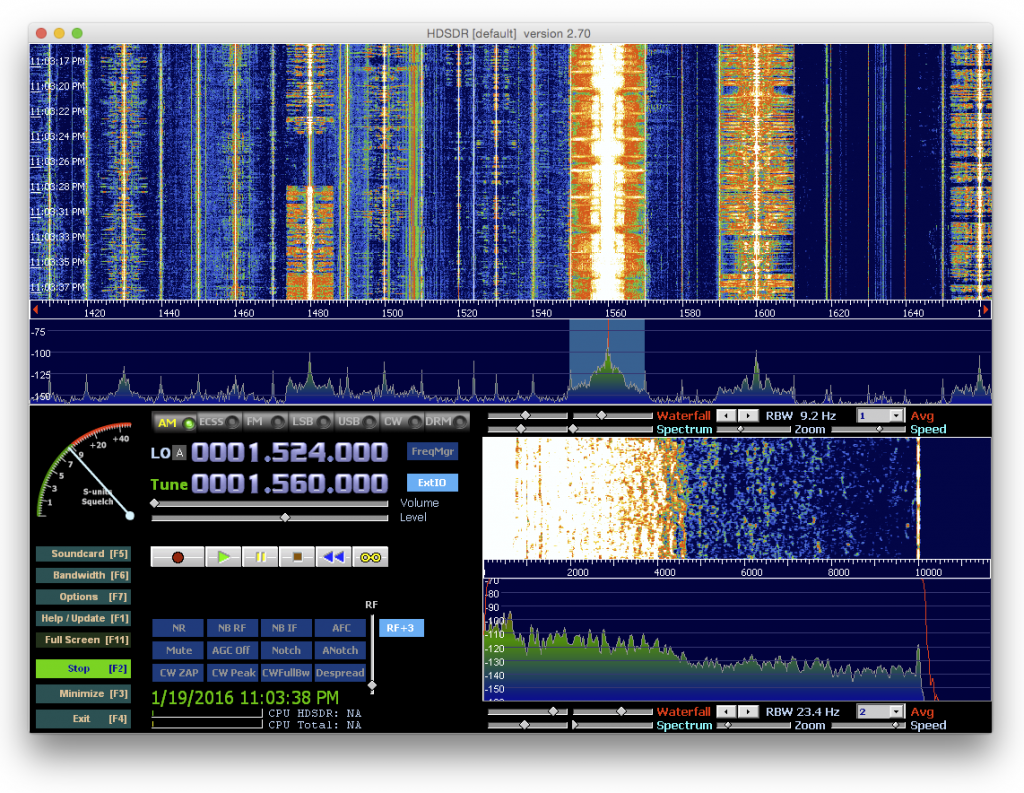 HDSDR - SDRplay