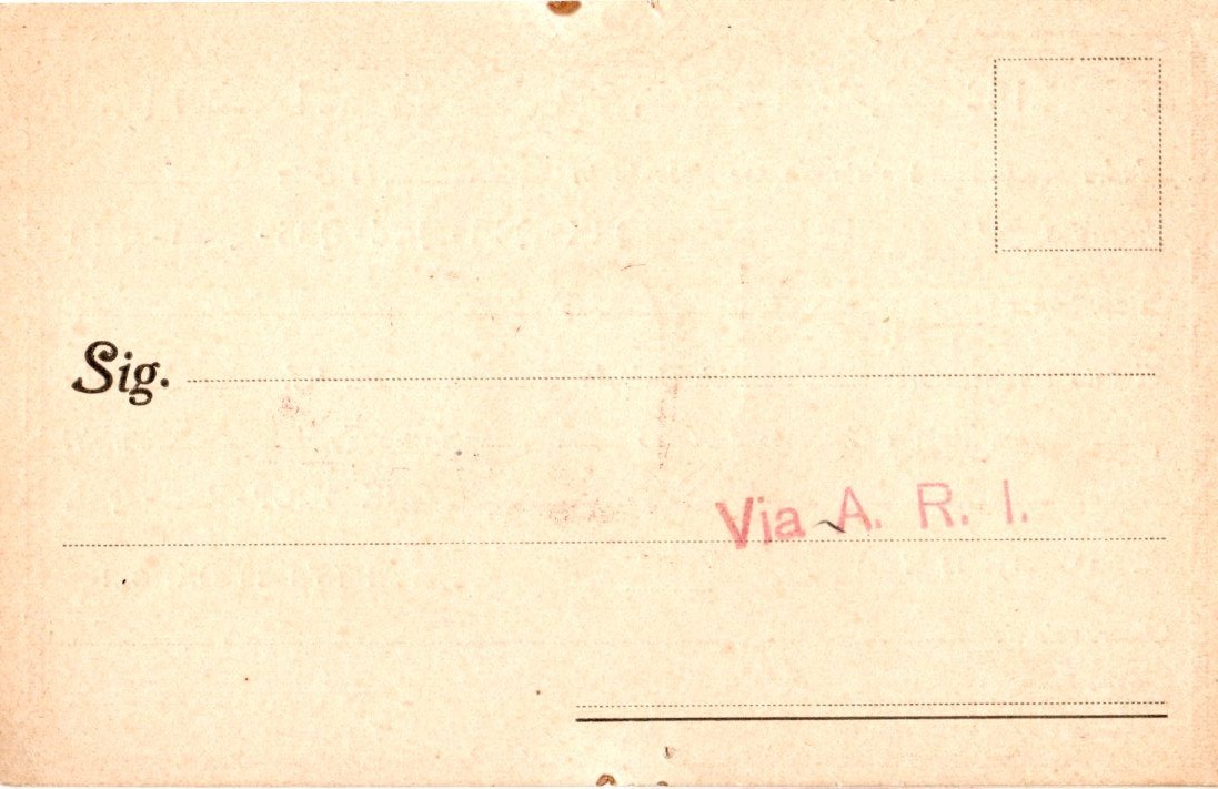 Back of QSL card EI1GC