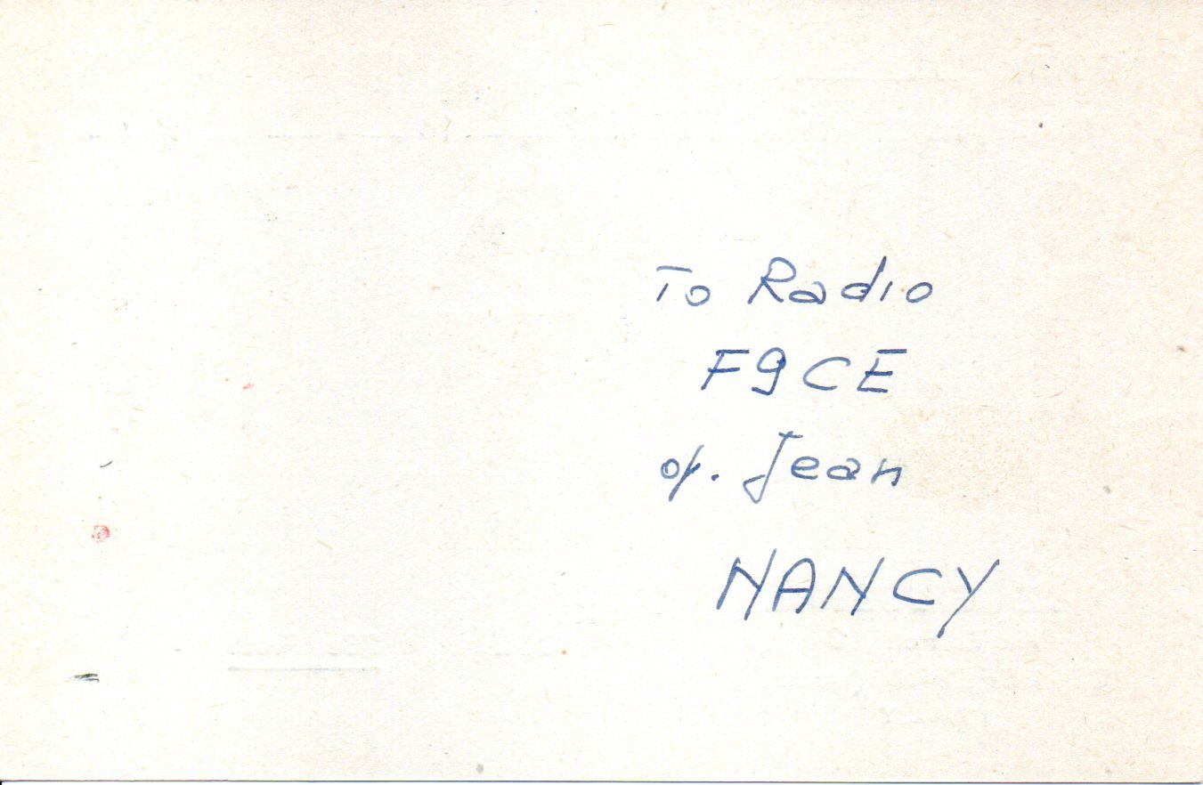 Back of QSL card I1GQ