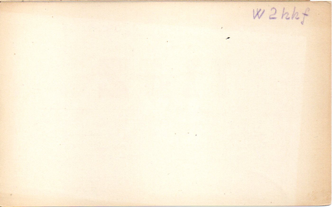 Back of QSL card I1JZ