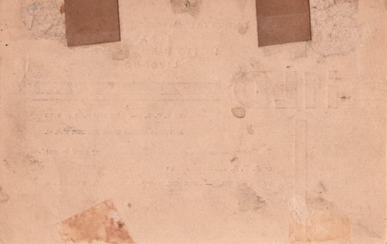 Back of QSL card I1LD