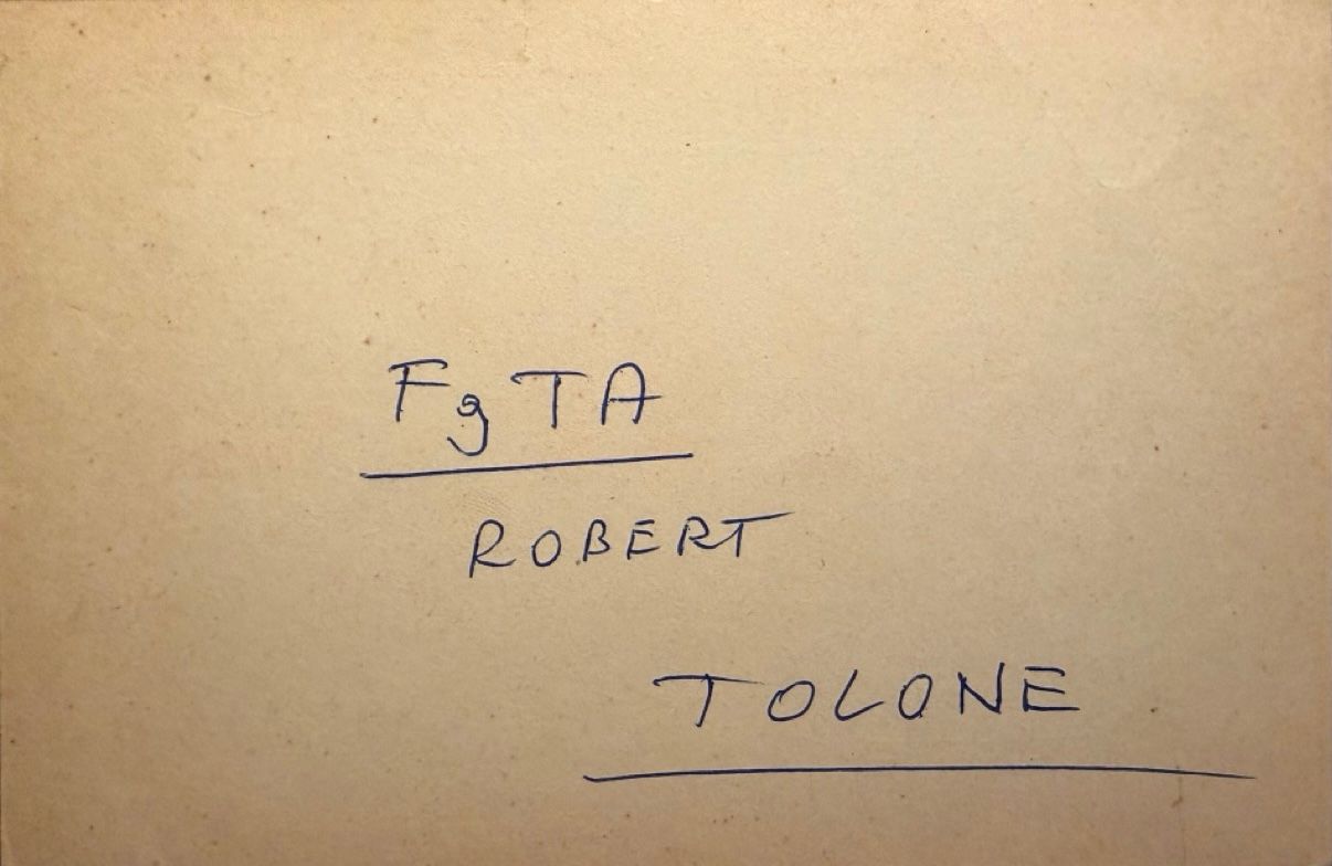 Back of QSL card I1LN