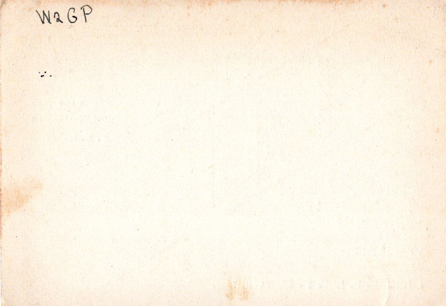 Back of QSL card I1LP