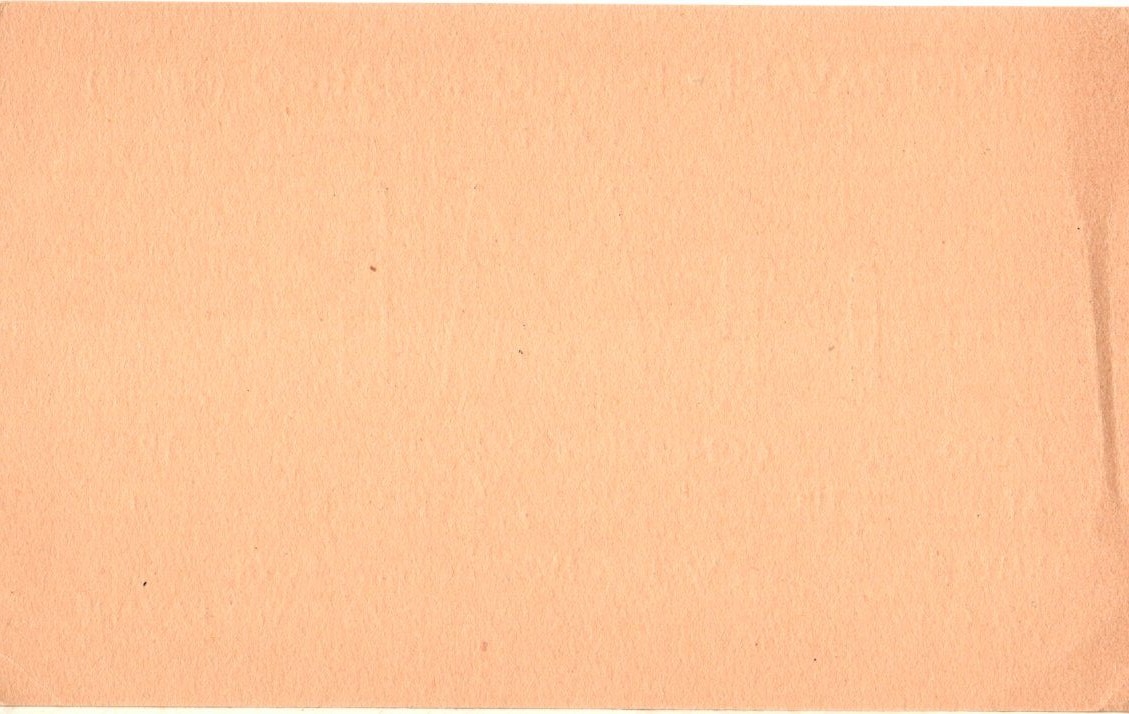 Back of QSL card I1MP