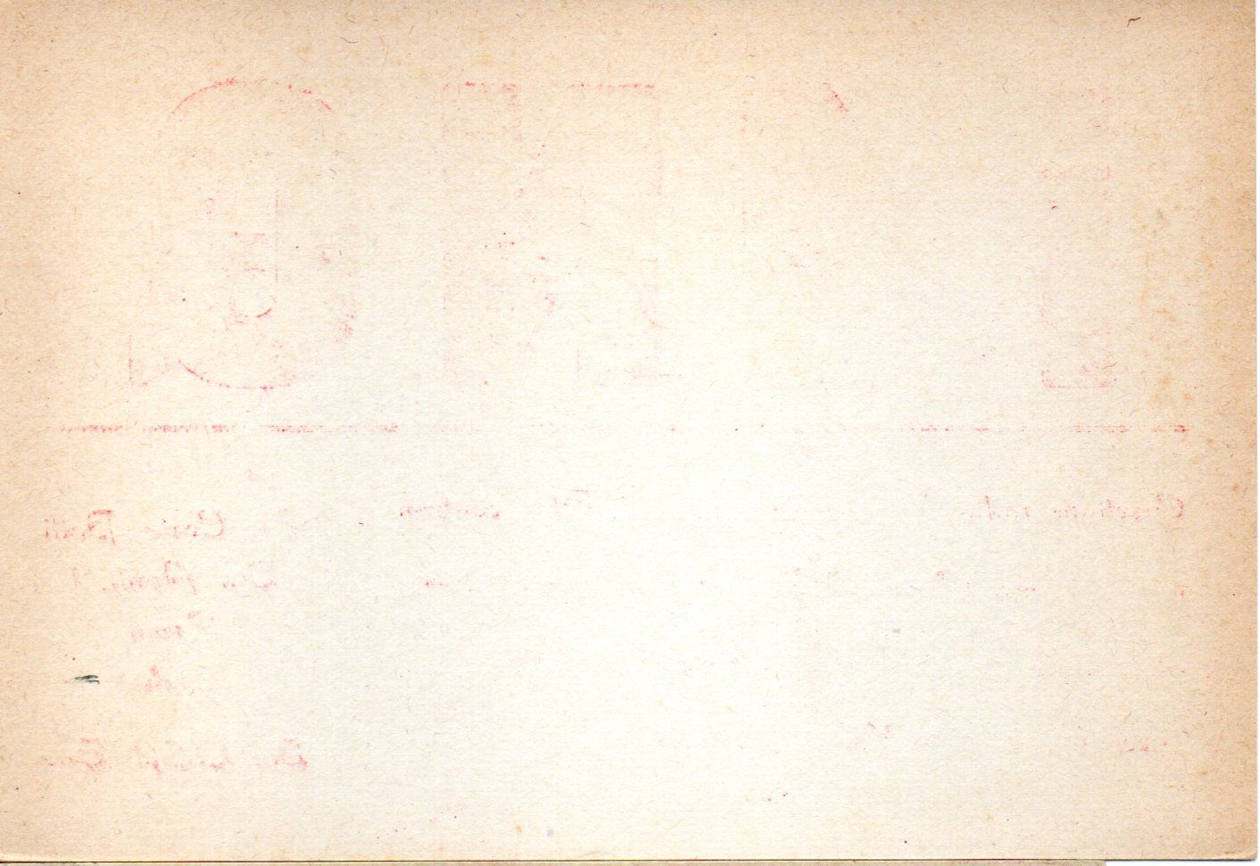 Back of QSL card I1NQ