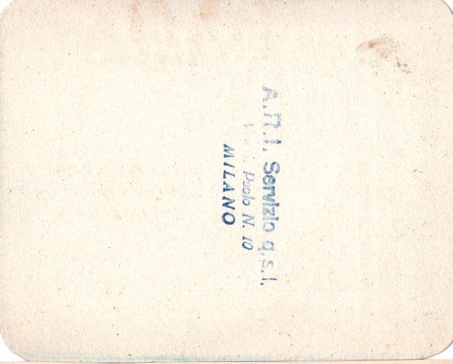 Back of QSL card I1OM