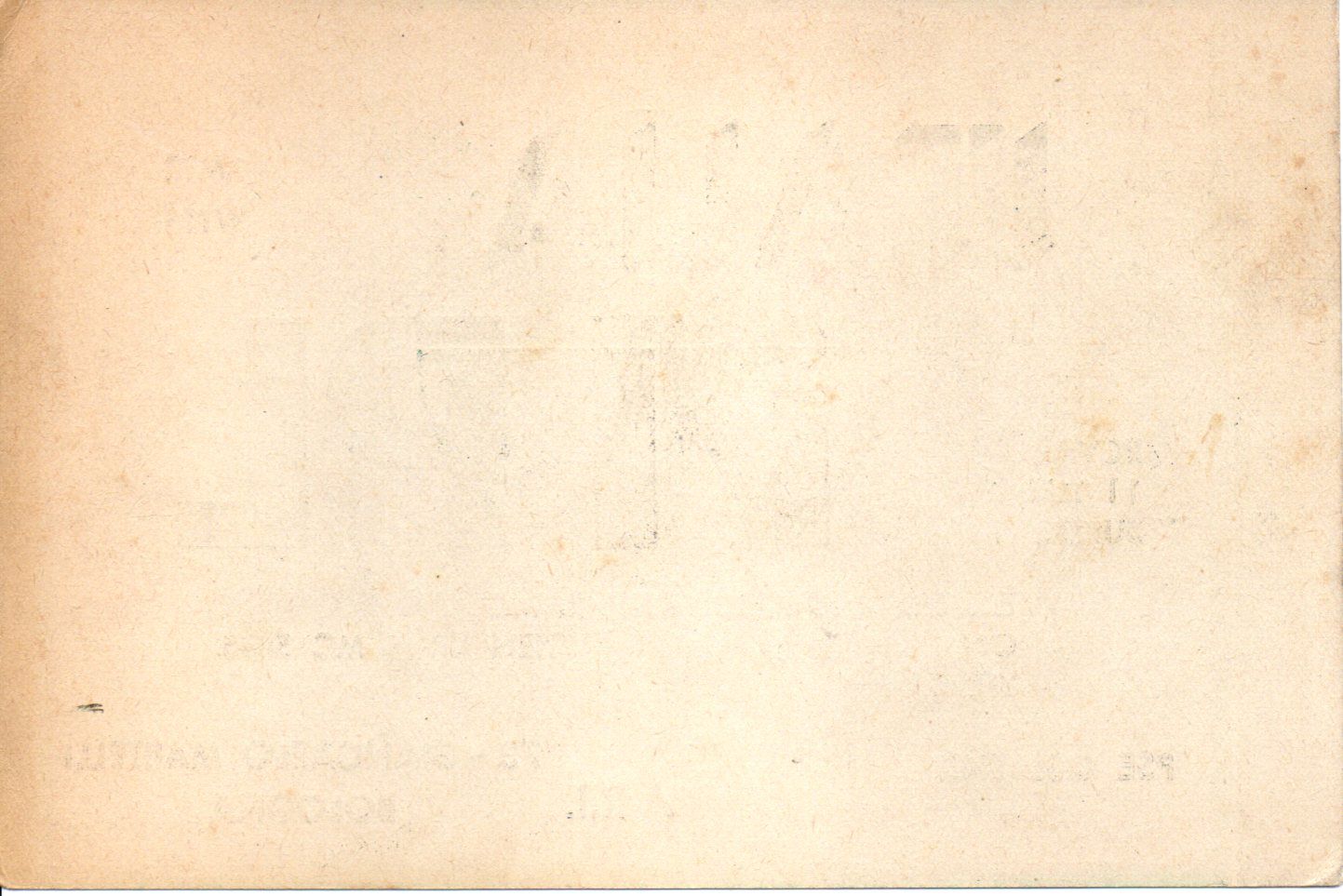 Back of QSL card I1PL