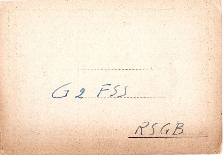 Back of QSL card I1QQ