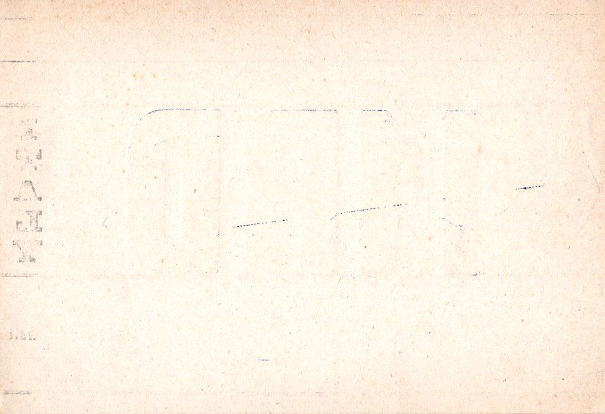 Back of QSL card I1RD