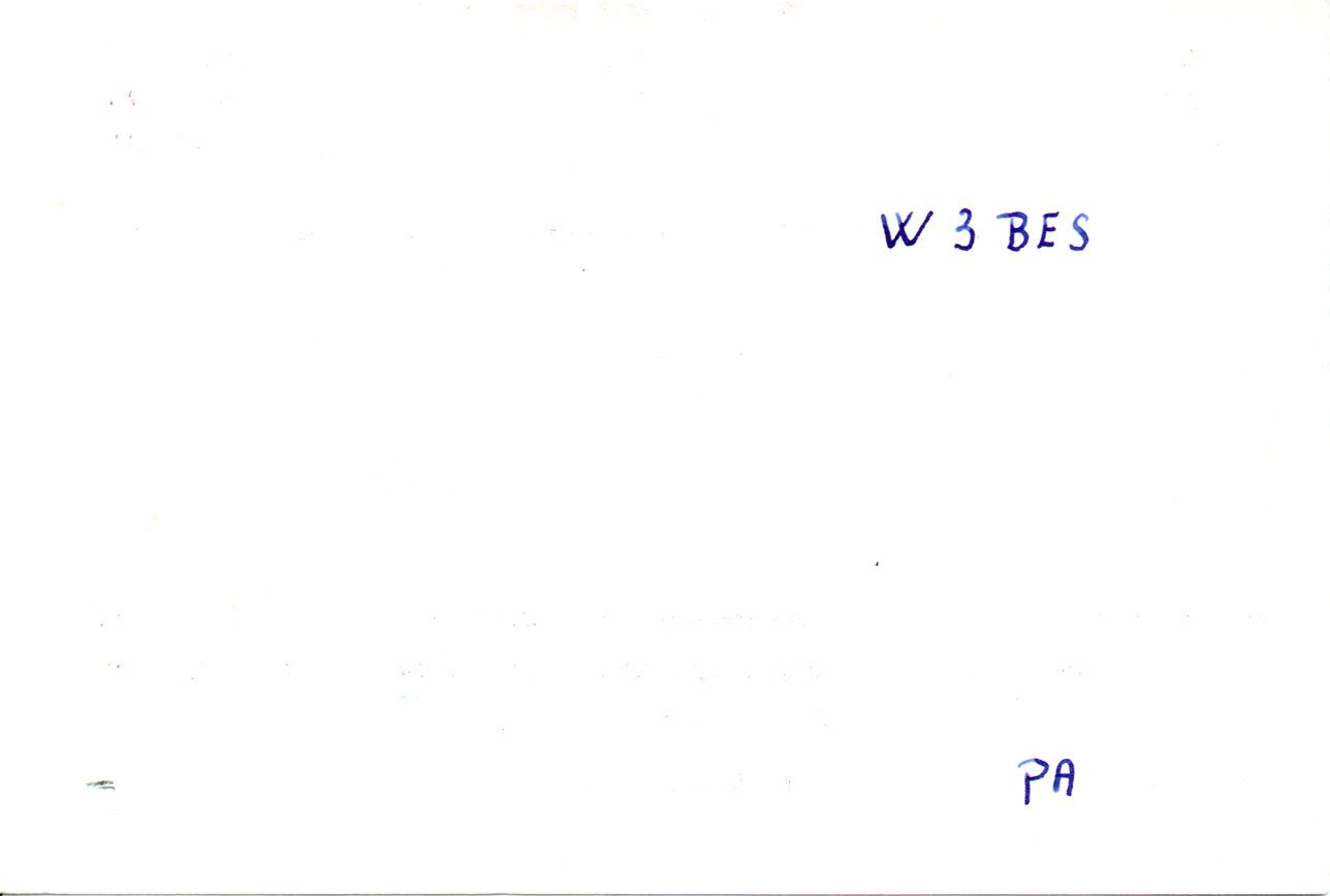 Back of QSL card I1SF