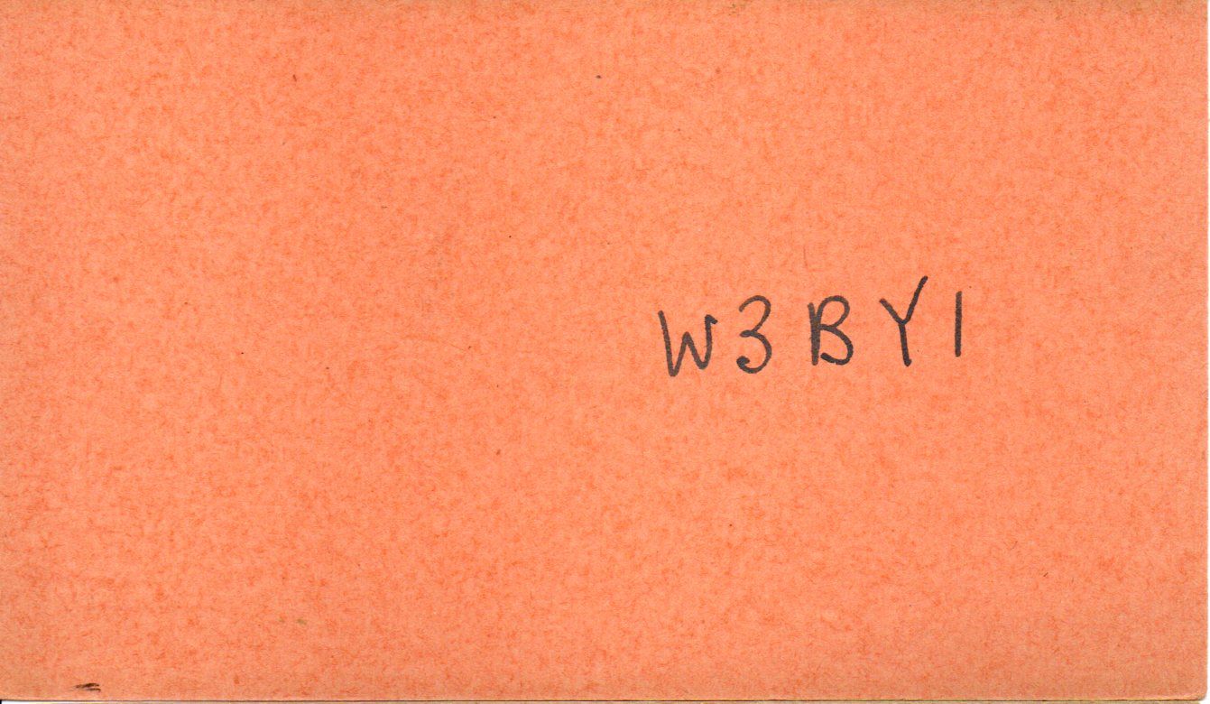 Back of QSL card I1ZV