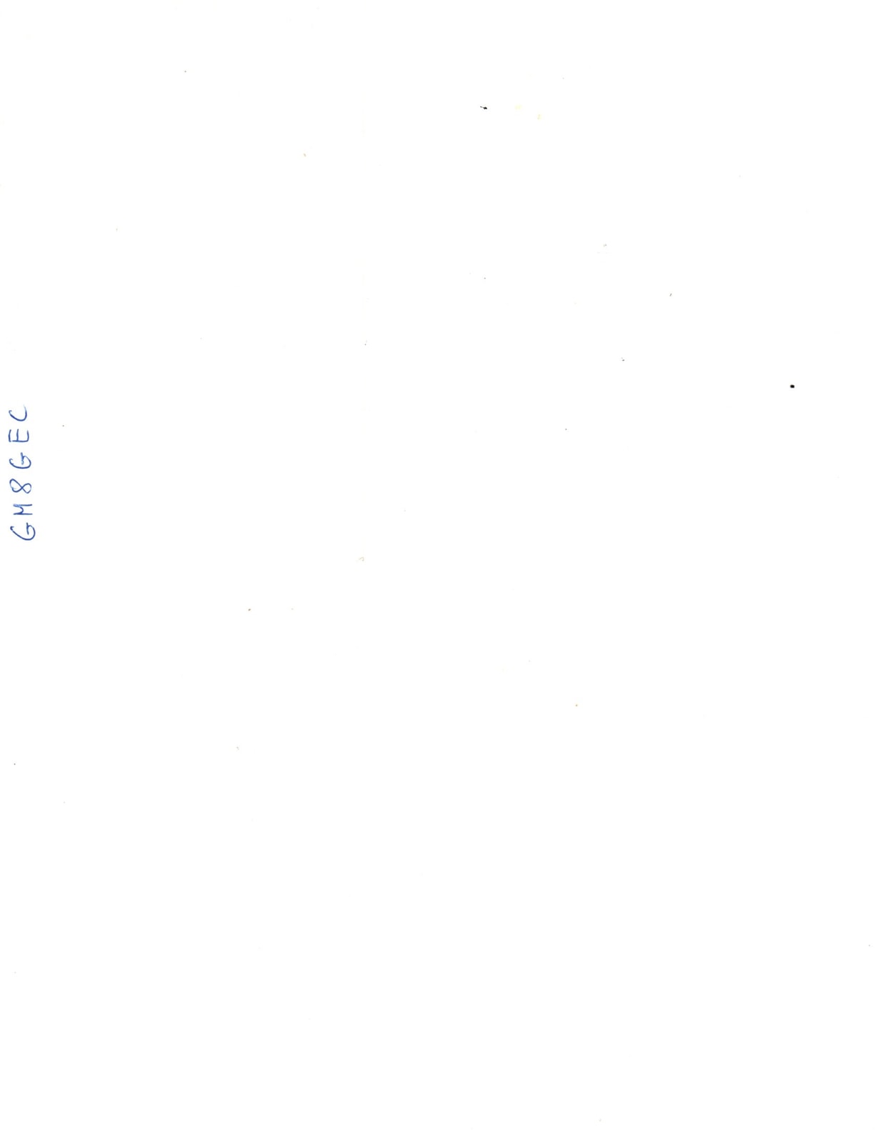 Back of QSL card I4MY
