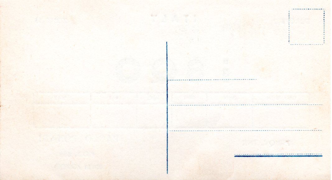 Back of QSL card I8QO